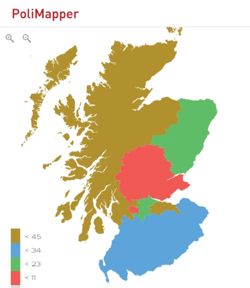 Polimapper | First glimpse of Scottish map
